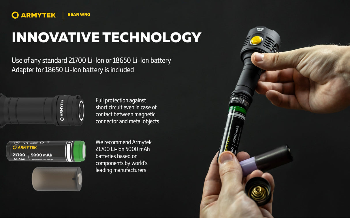 Armytek Bear WRG Rechargeable LED Torch