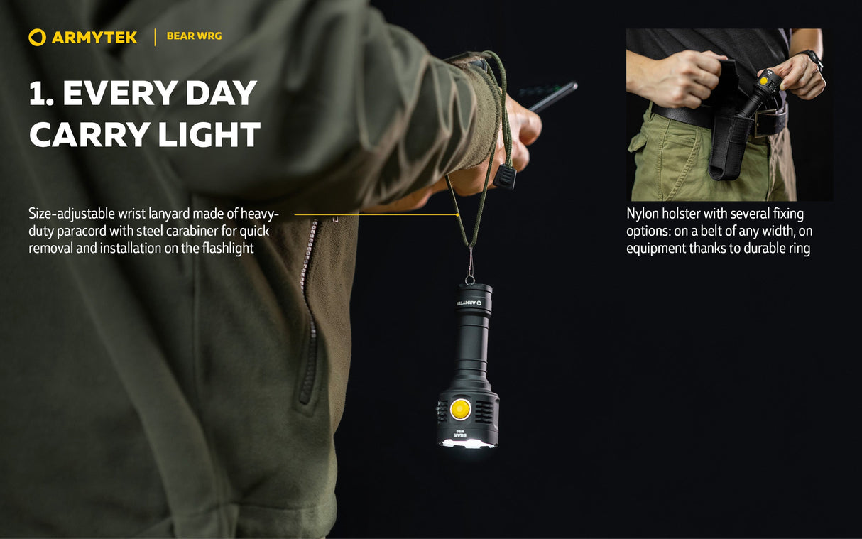 Armytek Bear WRG Rechargeable LED Torch