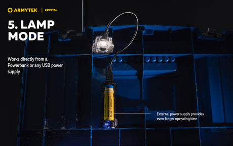 Armytek Crystal Multipurpose Rechargeable LED Light