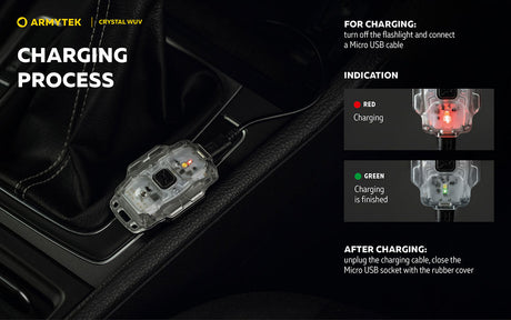 Armytek Crystal WUV Multipurpose Rechargeable LED Light