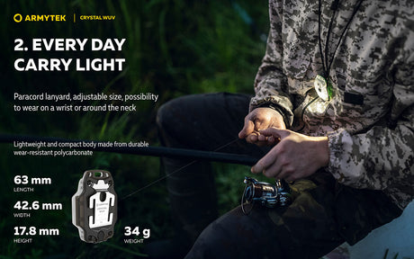 Armytek Crystal WUV Multipurpose Rechargeable LED Light