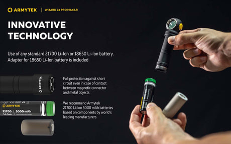 Armytek Wizard C2 Pro Max LR Multipurpose Rechargeable LED Torch