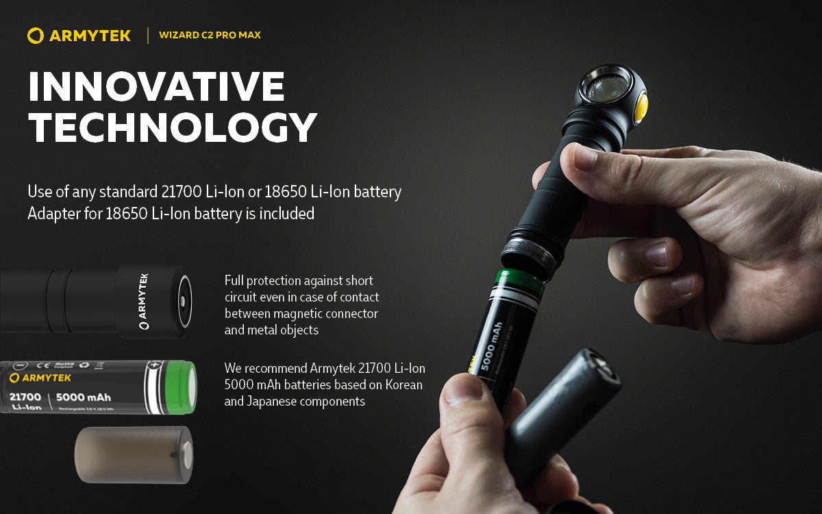 Armytek Wizard C2 Pro Max Multipurpose Rechargeable LED Torch