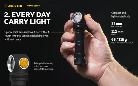 Armytek Wizard C2 Pro Multipurpose Rechargeable LED Torch