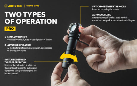 Armytek Wizard C2 Pro Multipurpose Rechargeable LED Torch