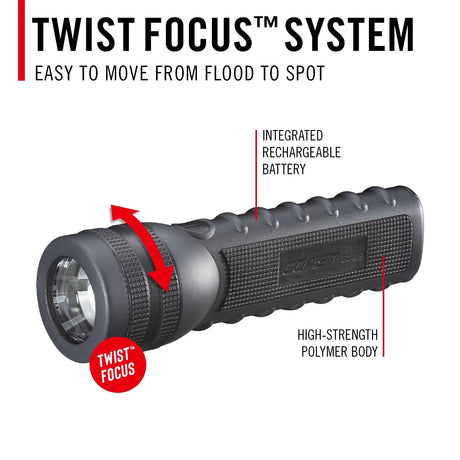 Coast GX40R Rechargeable LED Torch