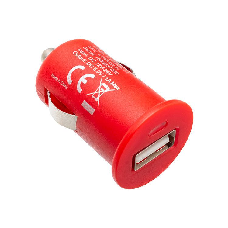 Compact USB Car Charger Adaptor 1000 mA Output