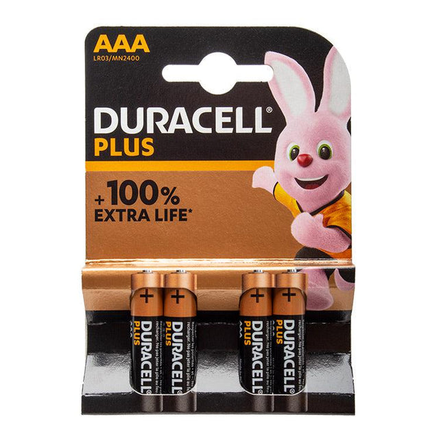 8 piles AAA Duracell Plus, Piles AAA