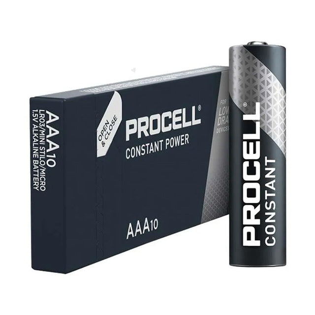 Duracell Procell Constant AAA Alkaline Batteries (10 Pack)