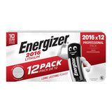 Energizer CR2016 3 V Lithium Battery (Pack of 12)