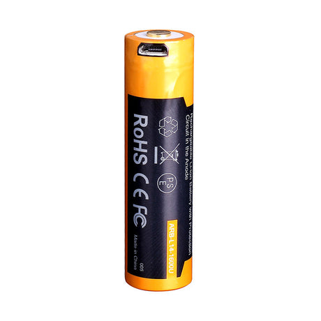 Fenix 14500 1.5 V USB Rechargeable 1600 mAh Li-ion Protected Battery