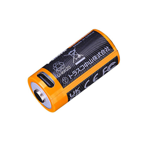 Fenix 16340 USB-C Rechargeable High Discharge 800 mAh Li-ion Protected Battery