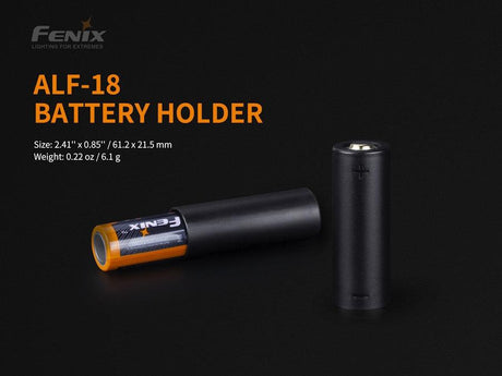 Fenix ALF-18 18650 Battery Holder for 21700 Torches