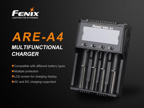 Fenix ARE-A4 Four Bay Li-ion/NiMH Battery Charger