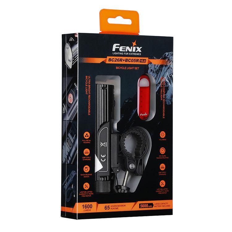 Fenix BC26R Rechargeable LED Bike Light + Free BC05R V2.0