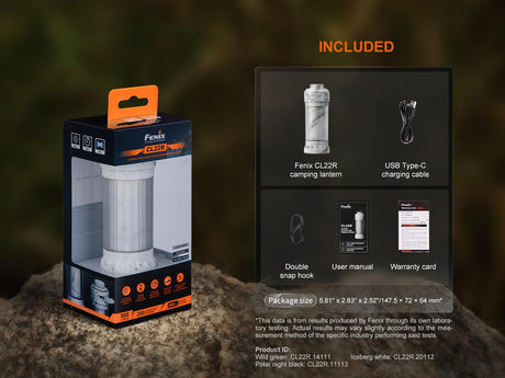 Fenix CL22R Rechargeable LED Camping Lantern