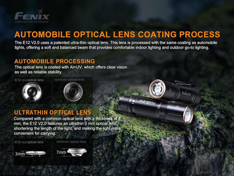 Fenix E12 V2.0 LED Torch