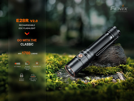 Fenix E28R V2.0 Rechargeable LED Torch