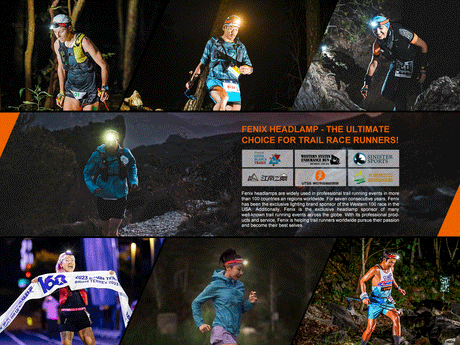 Fenix HM62-T Trail Running Rechargeable LED Head Torch