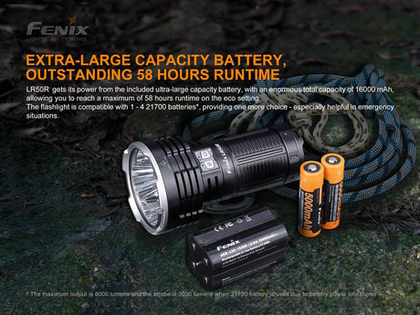 Fenix LR50R Rechargeable LED Searchlight