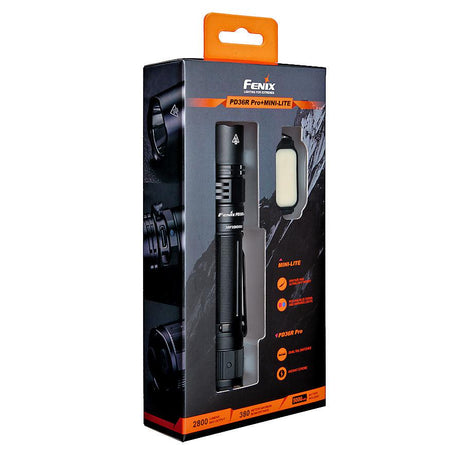 Fenix PD36R Pro Rechargeable LED Torch + FREE Mini-Lite