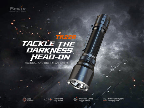 Fenix TK22R Rechargeable Tactical LED Torch