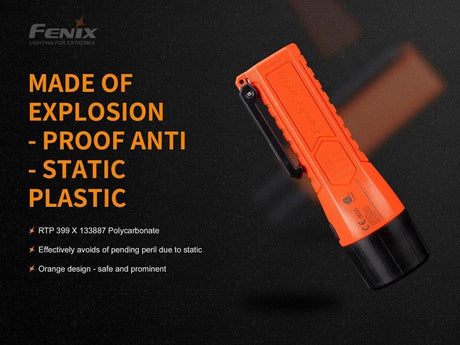 Fenix WF11E ATEX Intrinsically Safe LED Torch