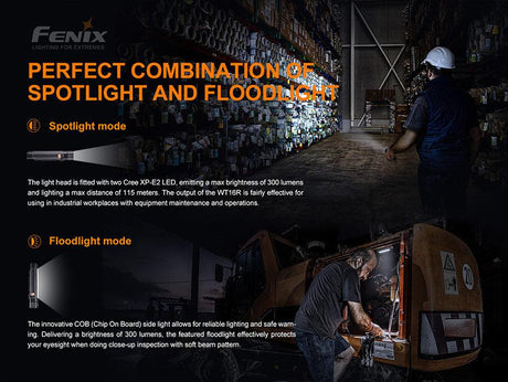 Fenix WT16R Rechargeable LED Torch