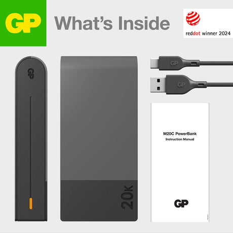 GP M2+ Series 20000 mAh Power Bank