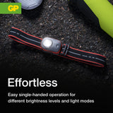 GP Xplor PHR16 Ultra Compact Urban Running Rechargeable LED Head Torch