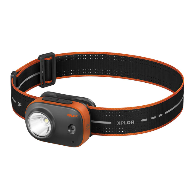 GP Xplor PHR16 Ultra Compact Urban Running Rechargeable LED Head Torch