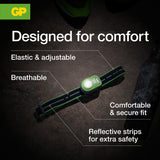 GP Xplor PHR17 Compact Trail Runner Rechargeable LED Head Torch