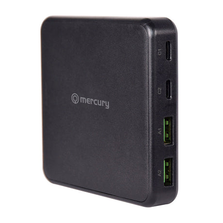 Mercury 65 W USB Type A and C Desktop GaN Charger