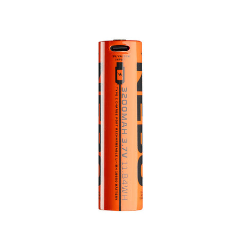 NEBO 18650 USB-C Rechargeable 3200 mAh Li-ion Battery