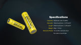 Nitecore 18650 3.6 V, 4000 mAh Lithium-ion Protected Battery (NL1840)