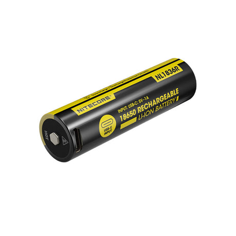 Nitecore 18650 USB-C Rechargeable 3600 mAh Li-ion Protected Battery