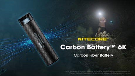 Nitecore Carbon Battery 6K Carbon Fibre Battery