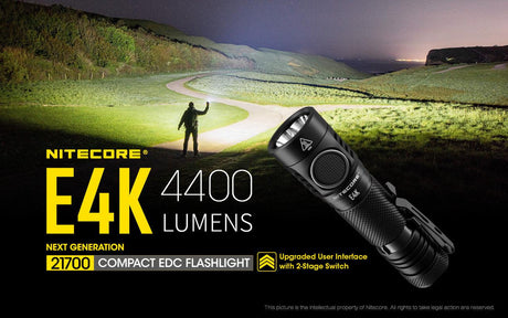 Nitecore E4K LED Torch