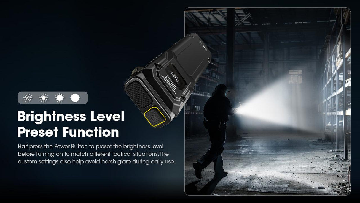 Nitecore EDC23 Slim Rechargeable LED Torch