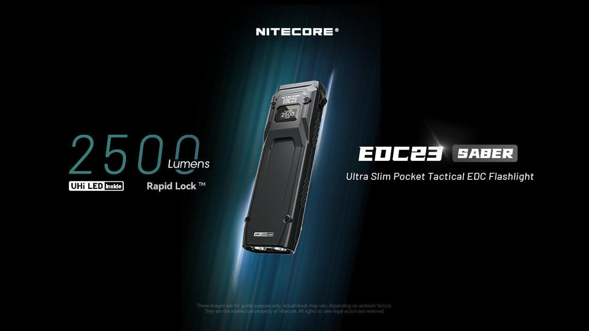 Nitecore EDC23 Slim Rechargeable LED Torch