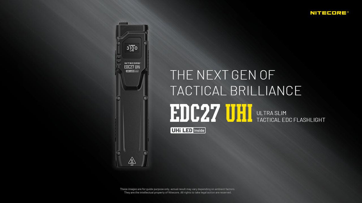 Nitecore EDC27 UHi Slim Rechargeable LED Torch