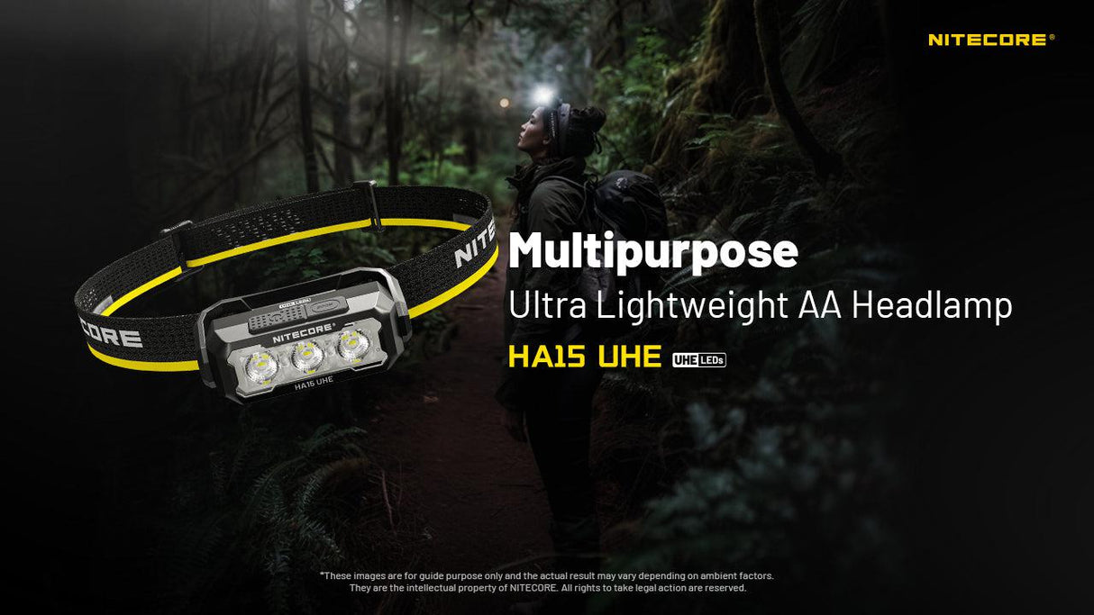 Nitecore HA15 UHE LED Head Torch