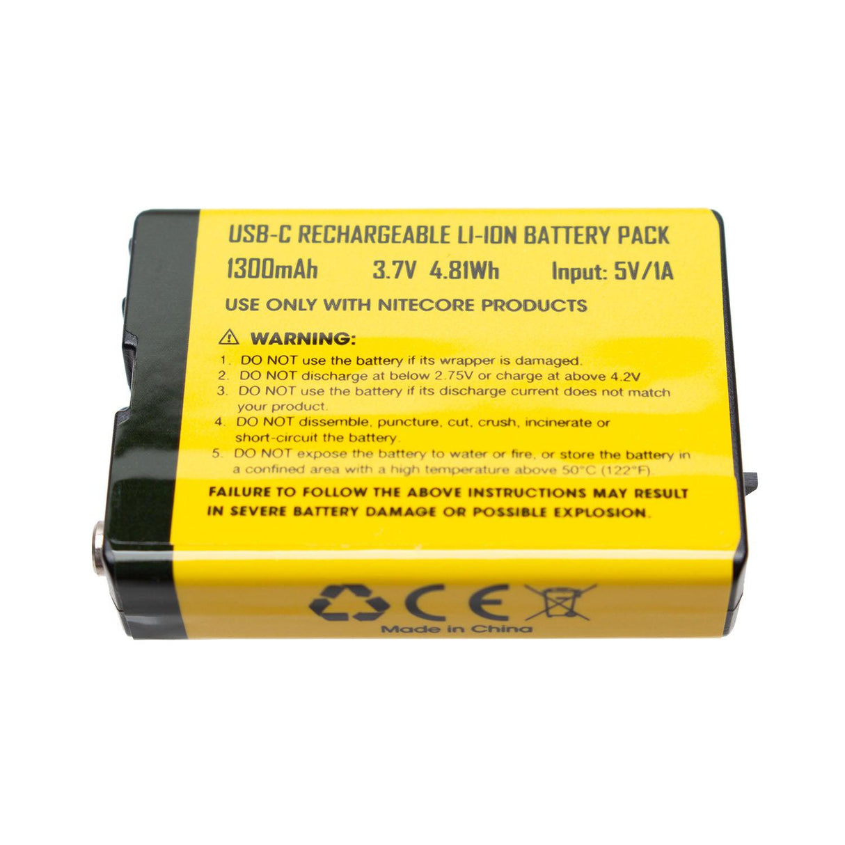 Nitecore HLB1300 Lithium-ion Battery Pack for UT27 and HA13