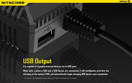 Nitecore Intellicharger i1 Single Bay / Vapor Charger