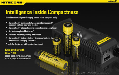 Nitecore Intellicharger i1 Single Bay / Vapor Charger