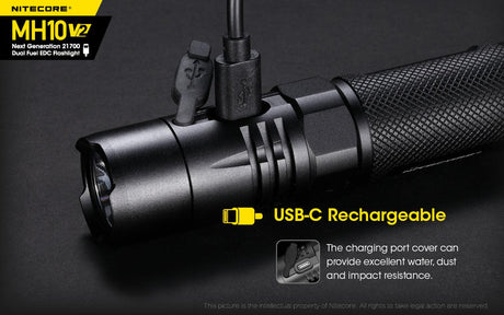 Nitecore MH10 V2 Rechargeable LED Torch