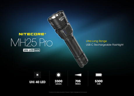 Nitecore MH25 Pro Rechargeable LED Torch