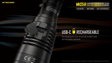 Nitecore MH25S Rechargeable LED Torch