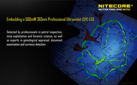 Nitecore MH27UV Rechargeable LED Torch