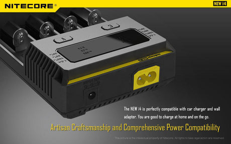 Nitecore New i4 Intellicharger Four Bay Li-ion/NiMH Charger